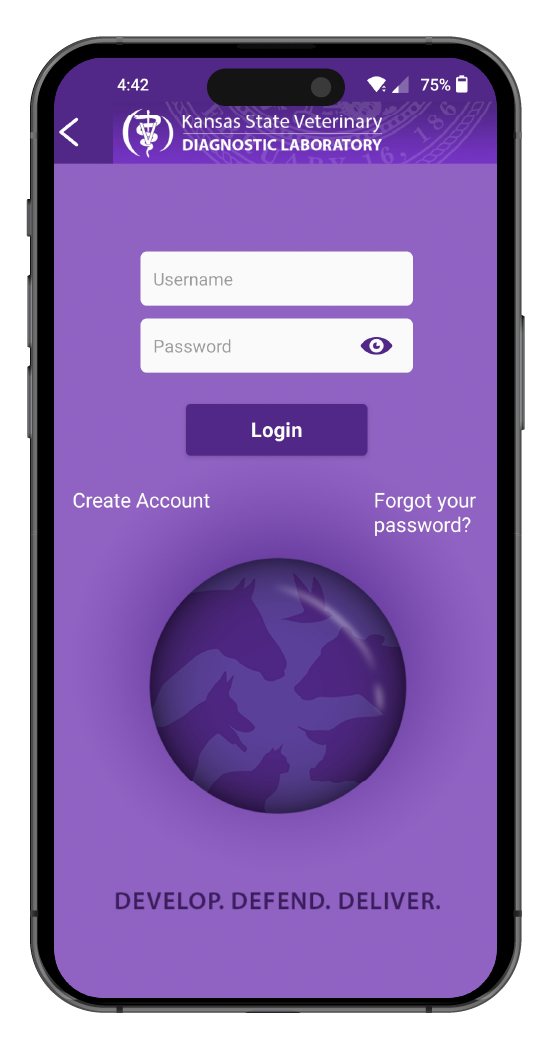 app sign in page